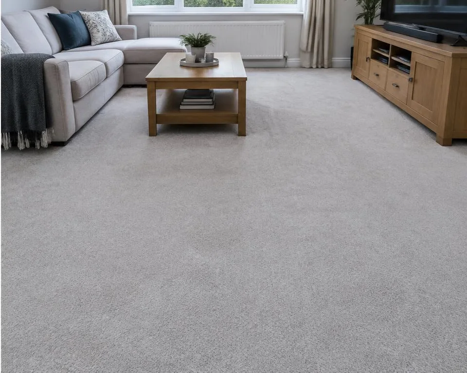 Illustrative carpet & upholstery cleaning example after the visit