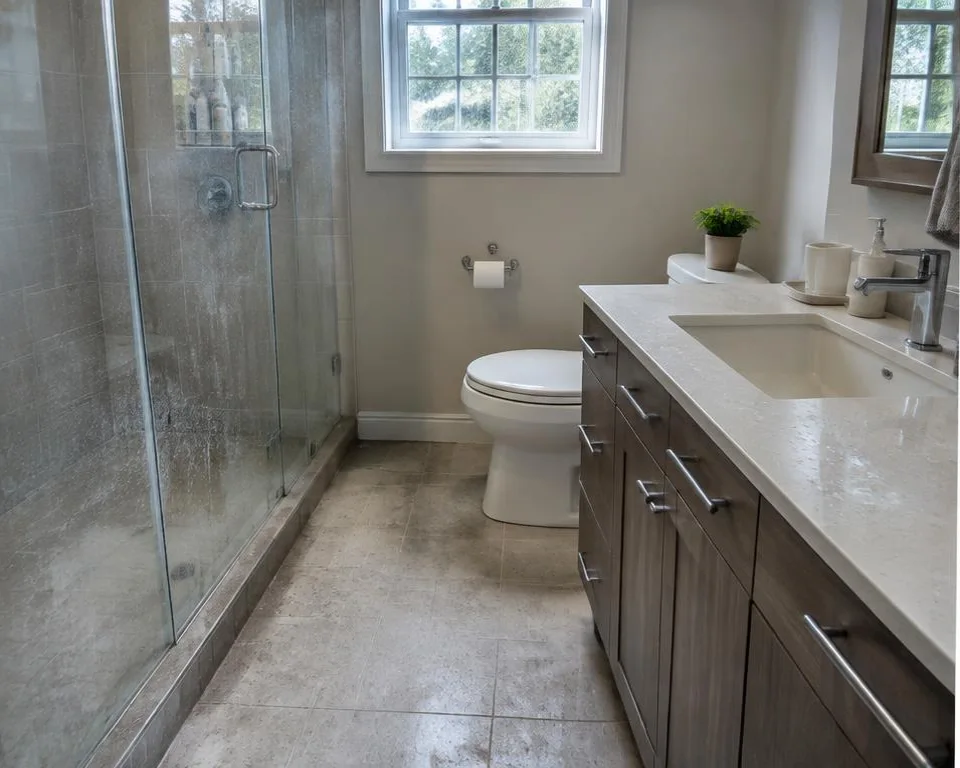 Illustrative regular / light clean example before the visit