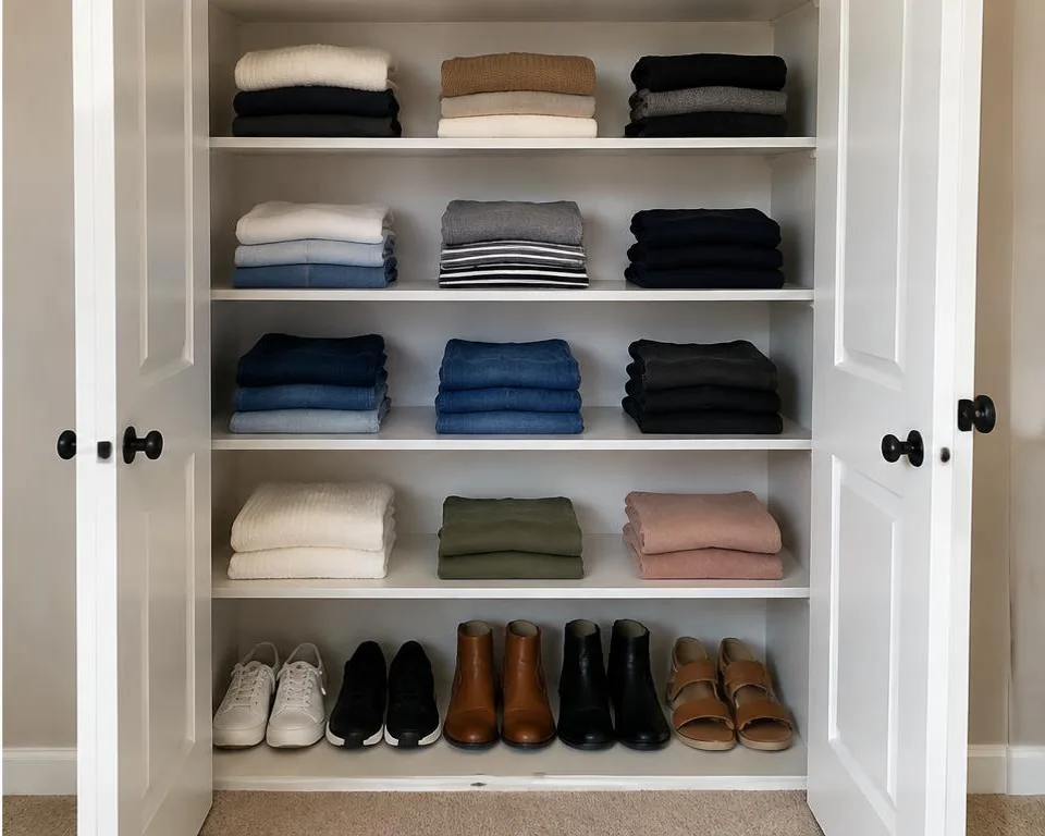 Illustrative organizing & decluttering example after the visit