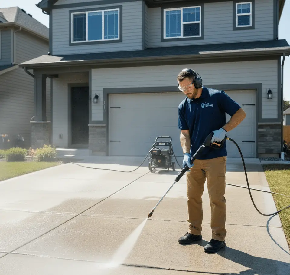 Pressure washing services in Lancaster, Ohio by Hello Cleaners