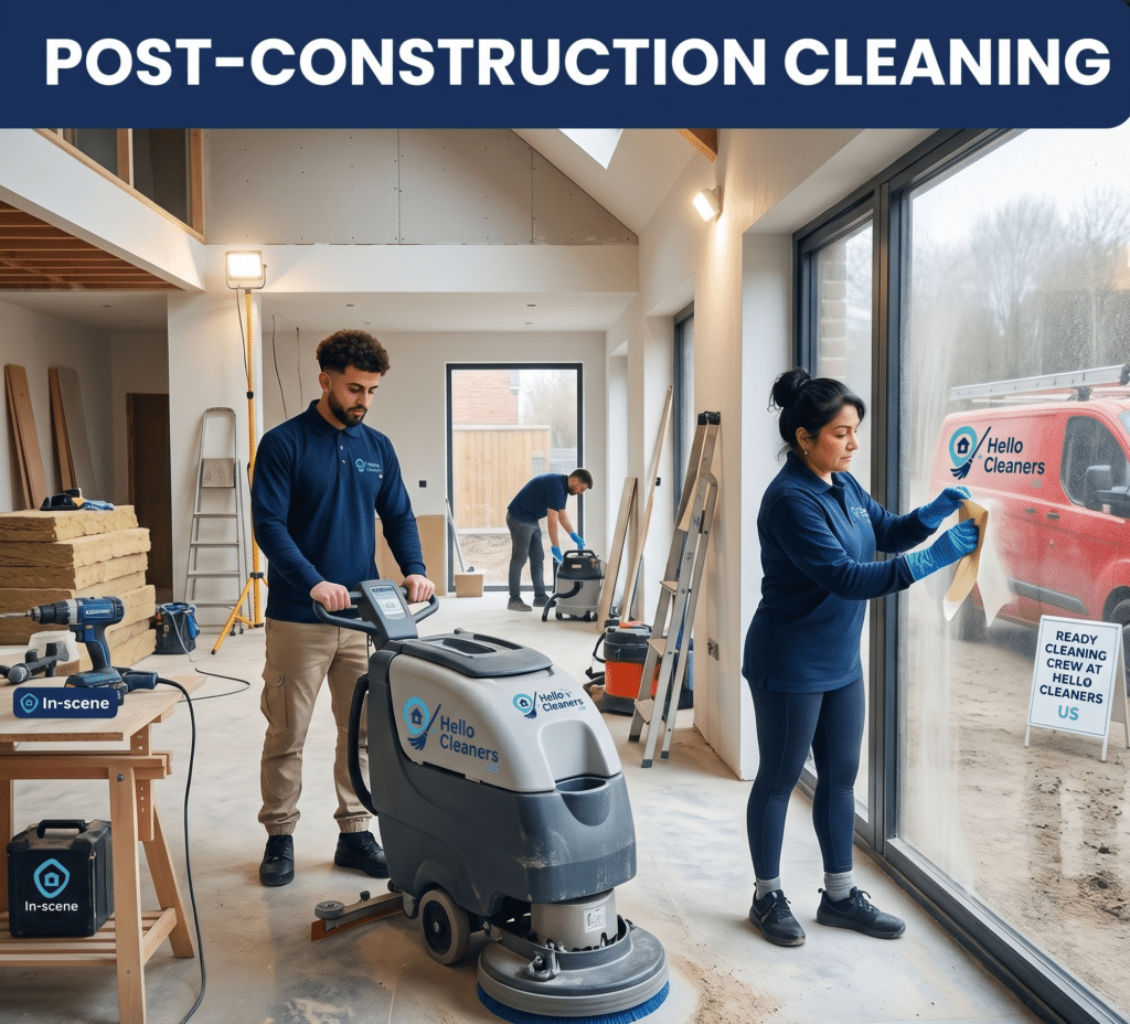 Post-construction cleaning in Lumpkin, GA — after builders clean removing drywall dust and debris